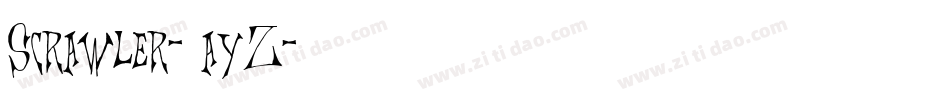 Scrawler-1ayZ字体转换