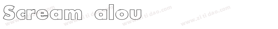 Scream_alout字体转换