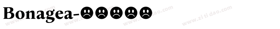 Bonagea字体转换
