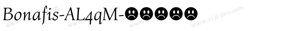 Bonafis-AL4qM字体转换