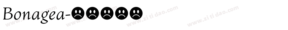 Bonagea字体转换