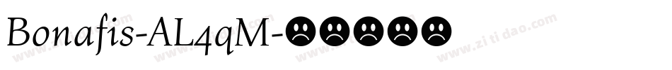 Bonafis-AL4qM字体转换