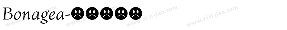 Bonagea字体转换