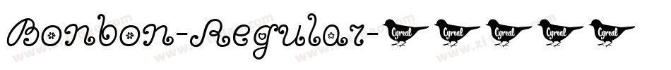 Bonbon-Regular字体转换