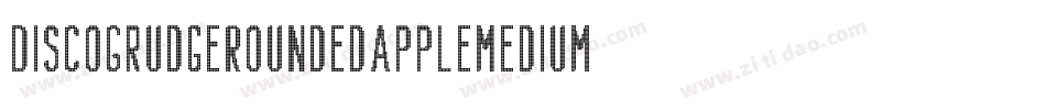 DiscoGrudgeRoundedAppleMedium-eKae字体转换