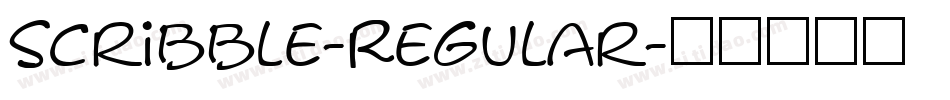 Scribble-Regular字体转换