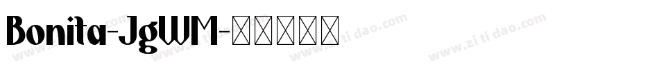 Bonita-JgWM字体转换