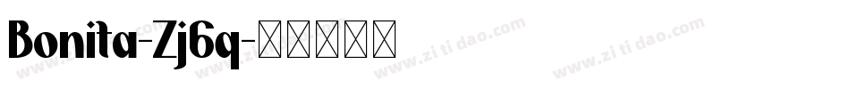 Bonita-Zj6q字体转换