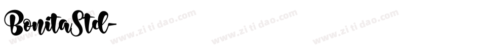 BonitaStd字体转换