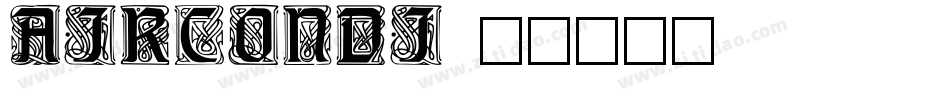 AIRCONDI字体转换