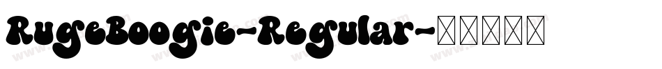 RugeBoogie-Regular字体转换