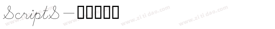 ScriptS字体转换