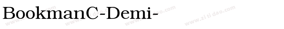 BookmanC-Demi字体转换