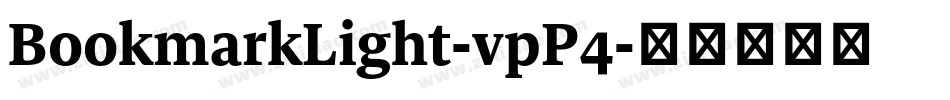 BookmarkLight-vpP4字体转换