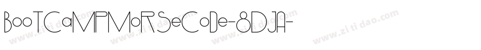 BootcampMorsecode-8DJA字体转换