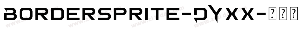 Bordersprite-DYxx字体转换