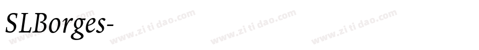 SLBorges字体转换