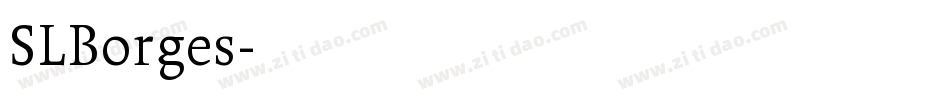 SLBorges字体转换