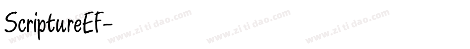 ScriptureEF字体转换