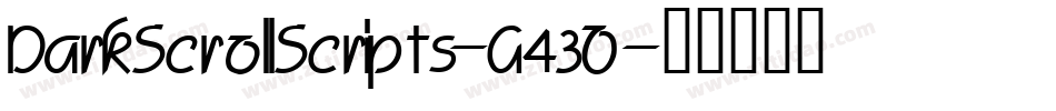 DarkScrollScripts-G43O字体转换