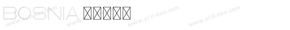 Bosnia字体转换