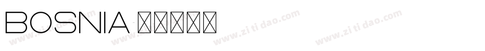 Bosnia字体转换