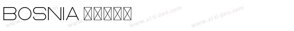 Bosnia字体转换