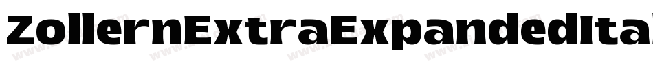 ZollernExtraExpandedItalic-0RXP字体转换 ZollernExtraExpandedItalic-0RXP字体转换