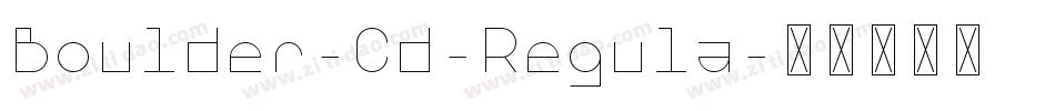 Boulder-Cd-Regula字体转换