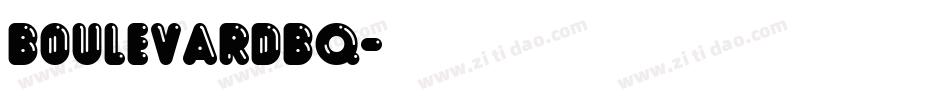BoulevardBQ字体转换