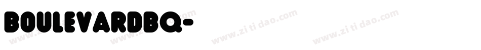 BoulevardBQ字体转换