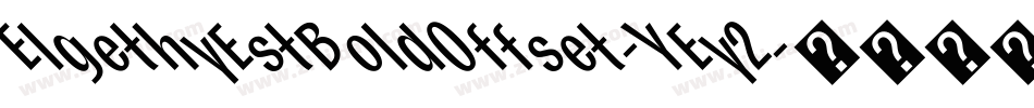 ElgethyEstBoldOffset-YEy2字体转换