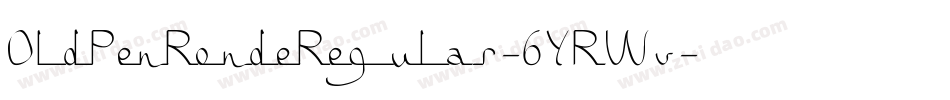OldPenRondeRegular-6YRWv字体转换