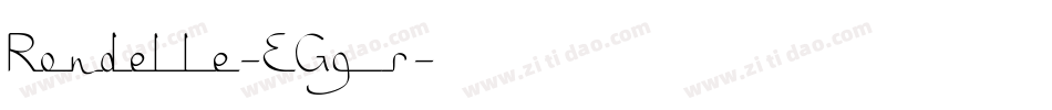Rondelle-EGgr字体转换