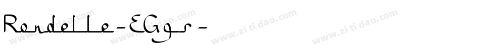 Rondelle-EGgr字体转换