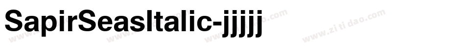 SapirSeasItalic字体转换
