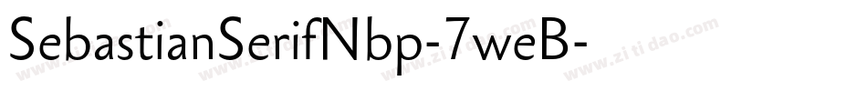 SebastianSerifNbp-7weB字体转换