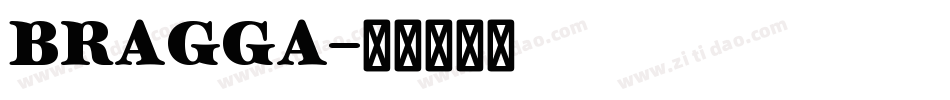 BRAGGA字体转换