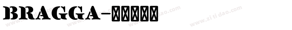 BRAGGA字体转换