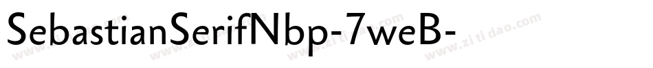 SebastianSerifNbp-7weB字体转换