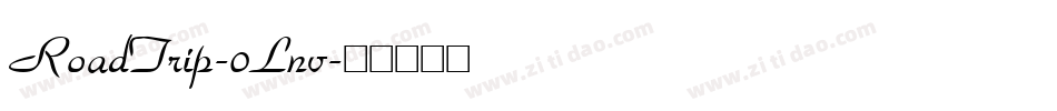 RoadTrip-0Lnv字体转换