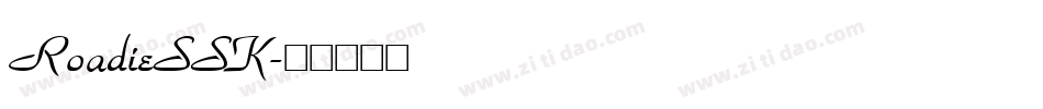 RoadieSSK字体转换