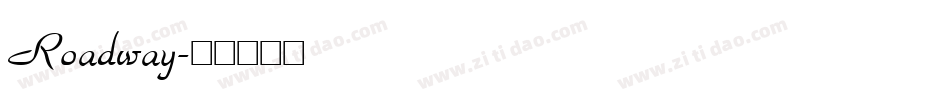 Roadway字体转换