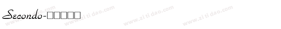 Secondo字体转换