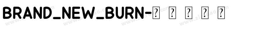 brand_new_burn字体转换