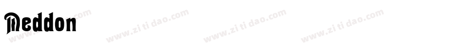 Meddon字体转换