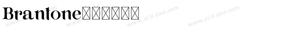 Brantone字体转换