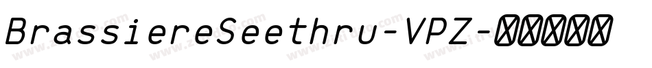 BrassiereSeethru-VPZ字体转换