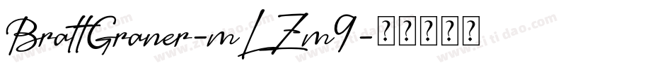 BrattGraner-mLZm9字体转换