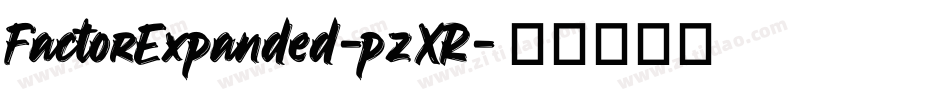 FactorExpanded-pzXR字体转换